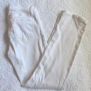 J Brand White Skinny Jeans Size 26